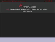 Tablet Screenshot of fornoclassico.com